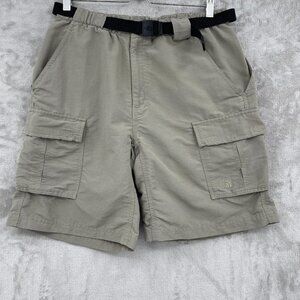 The North Face Paramount Cargo Shorts Beige Belted Nylon Hiking Gorpcore